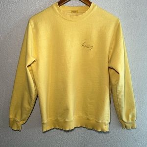 Honey crew neck
